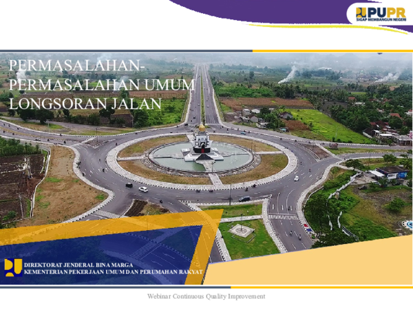 First page of “Masalah Umum Longsoran Jalan”