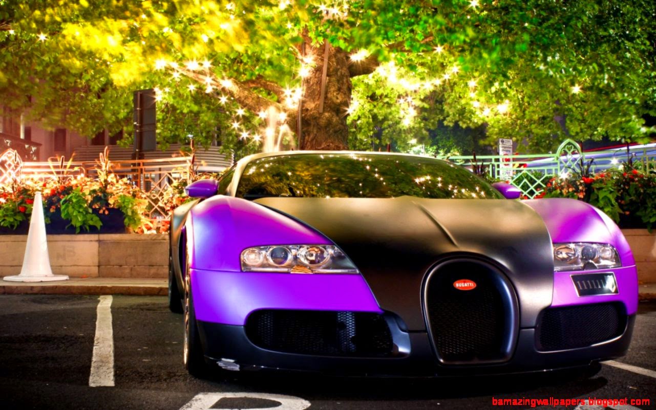 Purple Bugatti Veyron Wallpaper