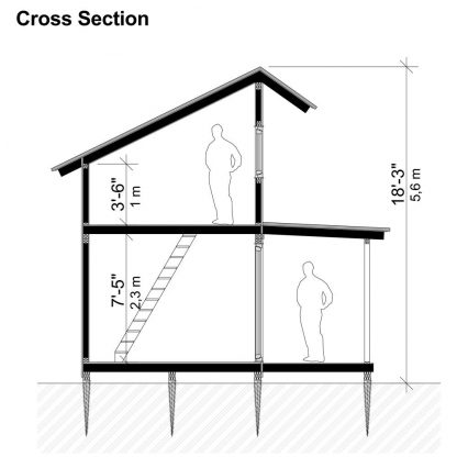 Shed Guest House Plans Joyce - Image 9