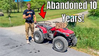 Abandoned Quad Revival - Will this Free Honda Run?