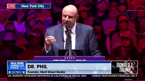 Dr. Phil Risks It All with Explosive Speech Supporting Trump