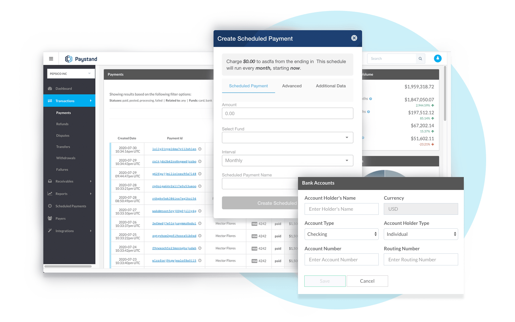 Support for subscriptions and recurring billing