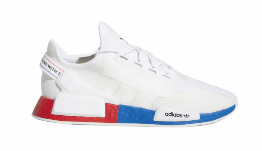 Adidas NMD R1 V2 White Red Blue