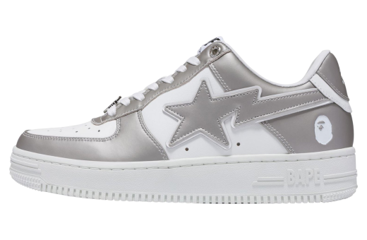 Bape Sta #4 WMNS Silver / White