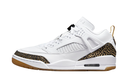 Jordan Spizike Low White/Metallic Gold