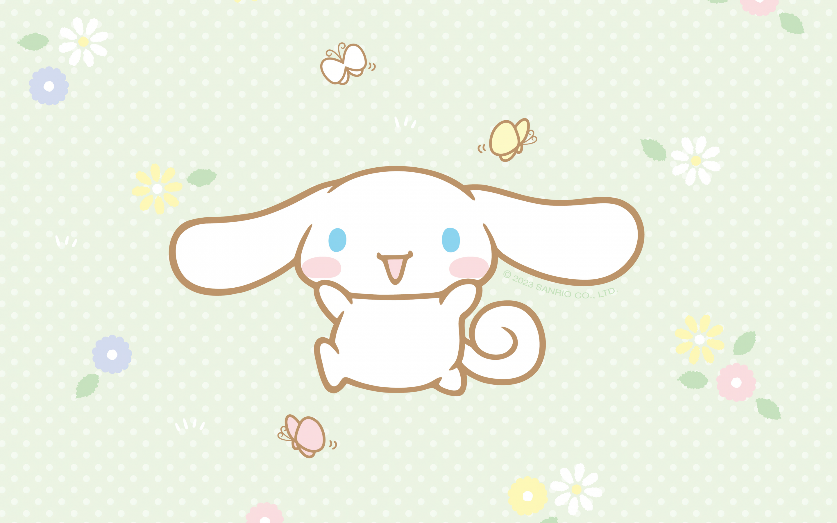 Flying Cinnamoroll Hello Kitty Live Wallpaper