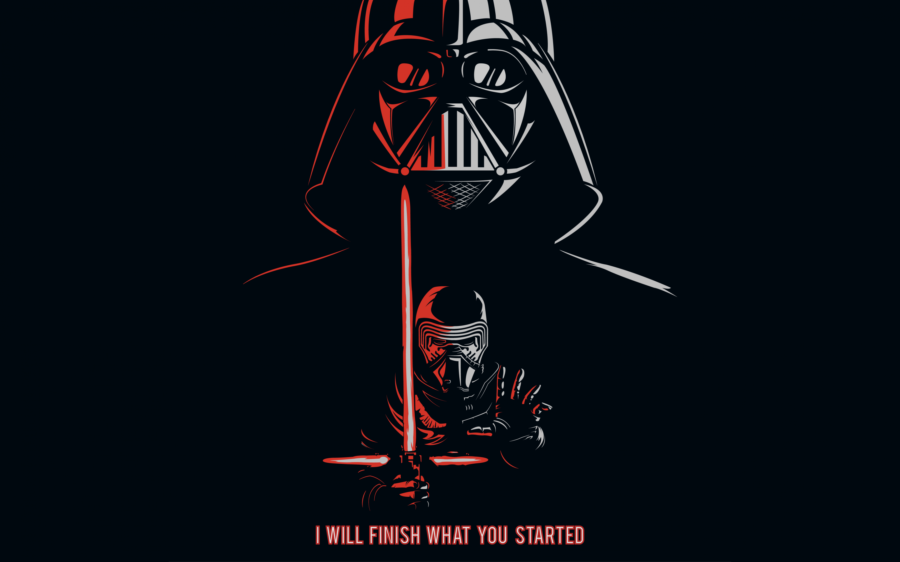 Kylo Ren Wallpaper 4K, Darth Vader, Black/Dark, #2707