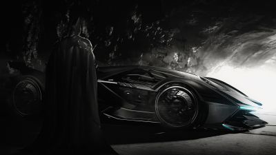 Batman, Batmobile, Batcave