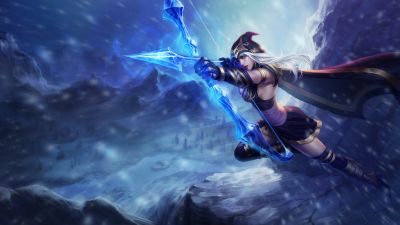 Ashe, League of Legends, 8K, 5K