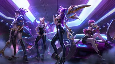 KDA, K-pop, Ahri, Akali, Evelynn KDA, Kai'Sa, League of Legends, 5K