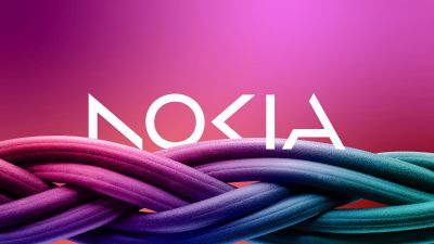 Nokia, Logo, Pink background