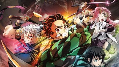 Demon Slayer: Kimetsu no Yaiba, Tengen Uzui, Tanjiro Kamado, Mitsuri Kanroji, Muichiro Tokito