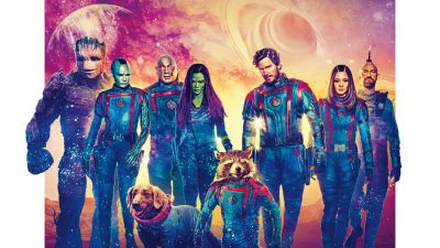 Guardians of the Galaxy Vol. 3, 2023 Movies, 5K, 8K, Vin Diesel, Bradley Cooper, Sean Gunn, Chris Pratt, Zoe Saldana, Dave Bautista, Karen Gillan, Pom Klementieff, Maria Bakalova, Marvel Comics