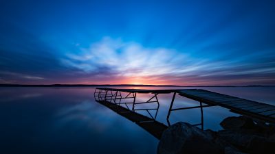 Sunrise, Long exposure, Morning, Sweden, 5K