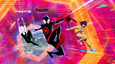 Spider-Man: Across the Spider-Verse, Free Fire, Spider-Gwen, 5K, Spiderman