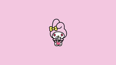 My Melody, Pink, 5K, Cute cartoon, Sanrio