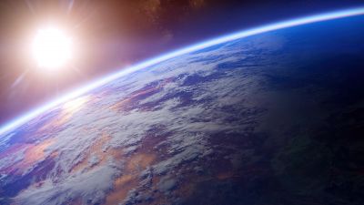 Earth, Orbit, Sun, Scenic