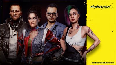 Cyberpunk 2077, Characters, Judy Alvarez, Panam Palmer, Goro Takemura, Viktor