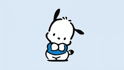 Pochacco, Minimalist, 8K, Cute cartoon, 5K, Simple