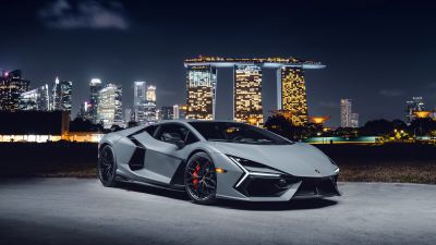 Lamborghini Revuelto, Singapore, 2024, 5K, Night