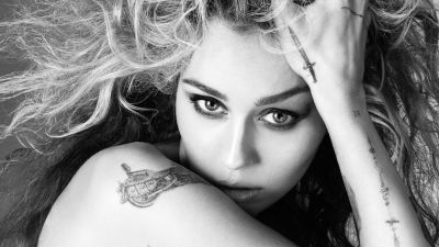 Miley Cyrus, Monochrome, Vogue, Photoshoot, 2023, Black and White