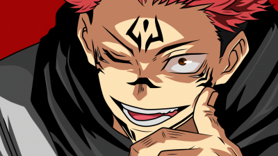 Sukuna, Smiling, 5K, 8K, Artwork, Jujutsu Kaisen