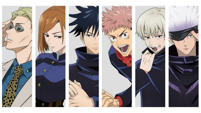 Jujutsu Kaisen, Characters, Kento Nanami, Megumi Fushiguro, Mahito, Yuji Itadori, Sukuna, Nobara Kugisaki