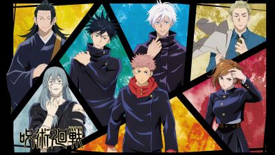 Jujutsu Kaisen, Characters, Suguru Geto, Megumi Fushiguro, Mahito, Yuji Itadori, Sukuna, Nobara Kugisaki, Kento Nanami