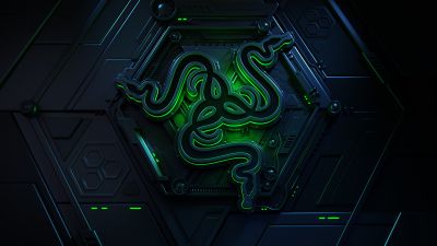 Vault, Razer, Green, Dark, 3D, Neon