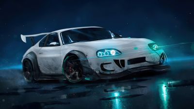 Neon, Toyota Supra Mk4, Sports cars, Retro, JDM cars