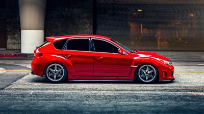 Subaru Impreza WRX STI, Red cars, JDM cars, Classic cars