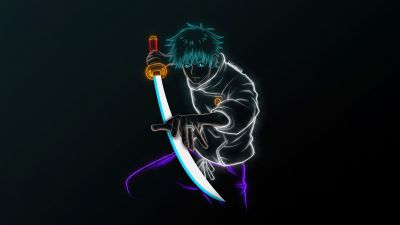 Yuta Okkotsu, 8K, Dark background, Jujutsu Kaisen, 5K