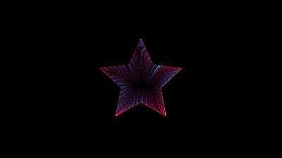 Star, Neon, Black background, 5K, 8K, AMOLED