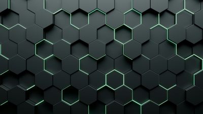 Honeycomb, Hexagons, Dark abstract, 3D background, Dark background, 5K, 8K, 10K