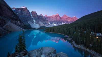 Canadian Rockies, Moraine Lake, Banff National Park, Alberta, Canada, Landscape