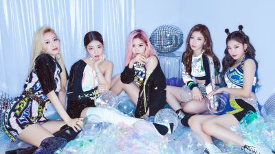 ITZY, Girl group, K-pop singers, Yeji (ITZY), Yuna (ITZY), Lia (ITZY), Chaeryeong, Ryujin, Korean singers, 5K