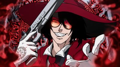 Alucard, Fan Art, Hellsing, 5K, Badass