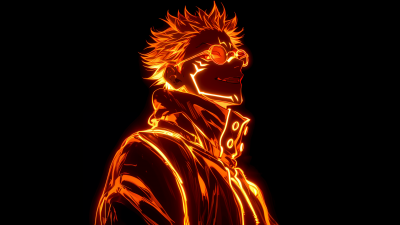 Sukuna, Dope, AMOLED, Jujutsu Kaisen, 5K, Black background