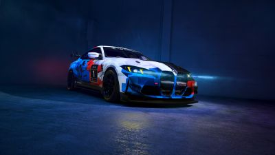 BMW M4 GT4 EVO, 8K, 2024, 5K, BMW M Motorsport