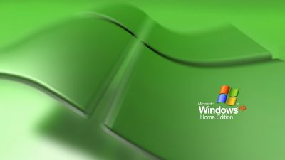 Windows XP, Logo, 5K, Microsoft Windows, Stock, Green background