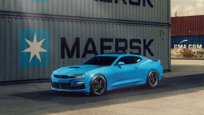 Blue, Chevrolet Camaro SS, 5K, 8K