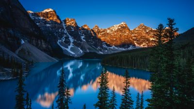 Banff National Park, Scenery, Moraine Lake, Canadian Rockies, 5K