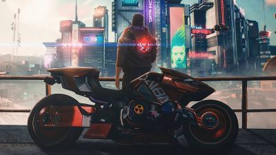 Samurai, Futuristic, Cyberpunk 2077, Character V, PlayStation 5, Xbox Series X and Series S, Google Stadia, Xbox One, PC Games, 2020 Games, Dystopian