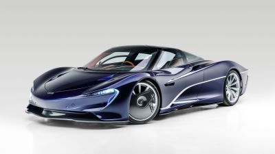 McLaren Speedtail, White background, 2021