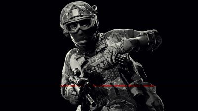 Ready or Not, SWAT, FBI, Police, Black background, 5K