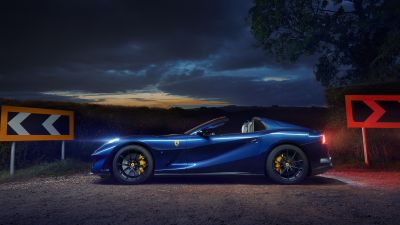 Ferrari 812 GTS, Night, 5K