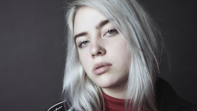 Billie Eilish, Portrait, American singer, 5K, 8K