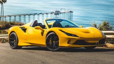 Ferrari F8 Spider, Luxury sports car, 5K