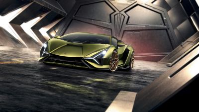 Lamborghini Sian, 8K, Hybrid sports car, 5K