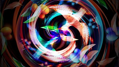 Confusion, Girly backgrounds, Spiral, Glowing, Digital illustration